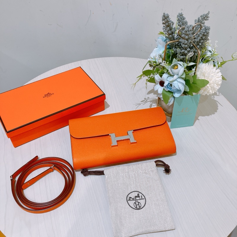 TK1938 HERMES 愛馬仕橙色康康包CONSTANCE TO GO VEAU EPSOM ORANGE X PHW STAMP B [NEW]-19
