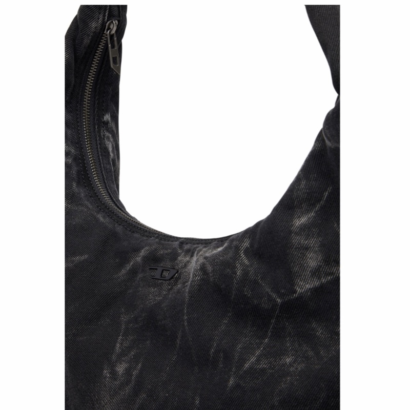 Diesel 女士 Rave - Hobo 拉鍊牛仔包均碼碼42cm*10cm*45cm-2