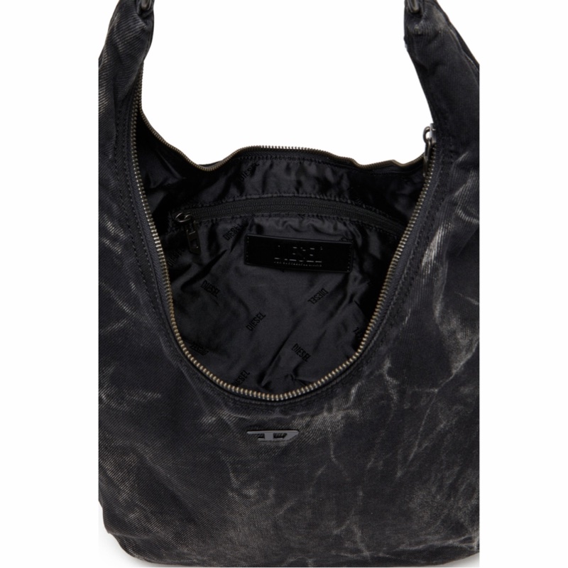 Diesel 女士 Rave - Hobo 拉鍊牛仔包均碼碼42cm*10cm*45cm-3