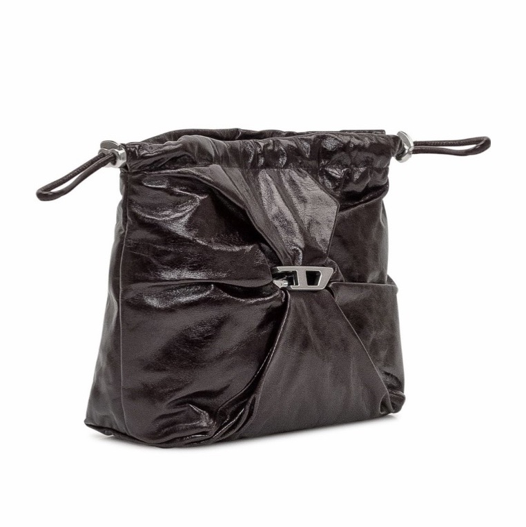 Diesel 女士 Scrunch-D 抽繩水桶包均碼碼24cm*11cm*20cm-2