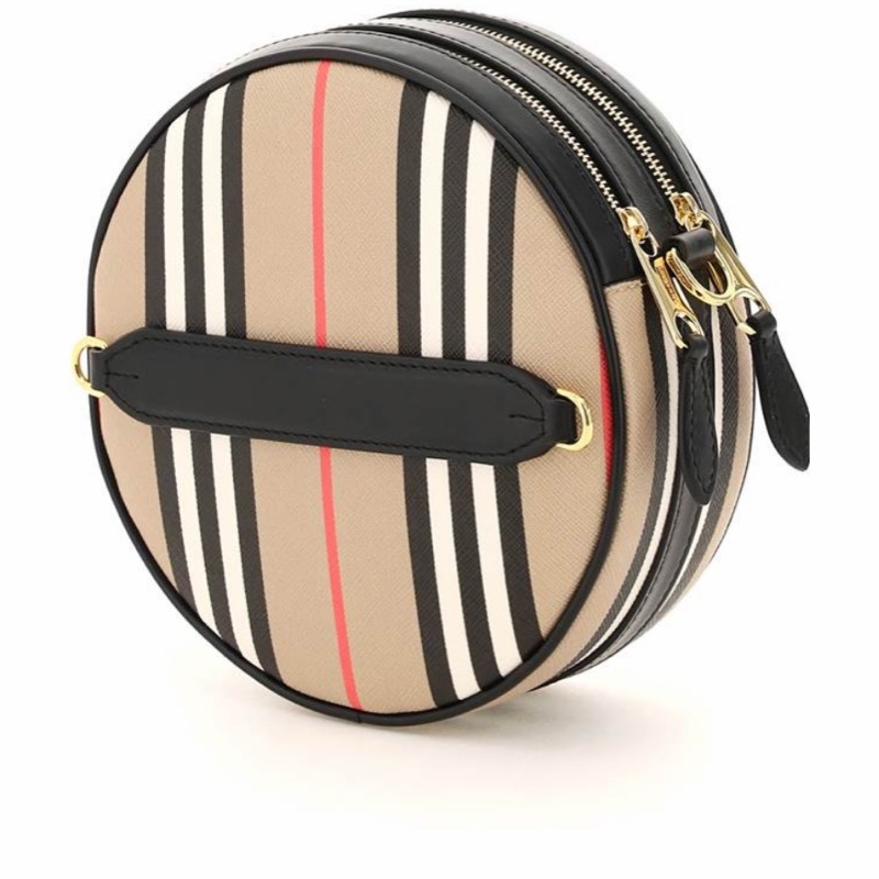 Burberry 女士 條紋圖案單肩包均碼碼常規、17 X 7 X 17 CM-2