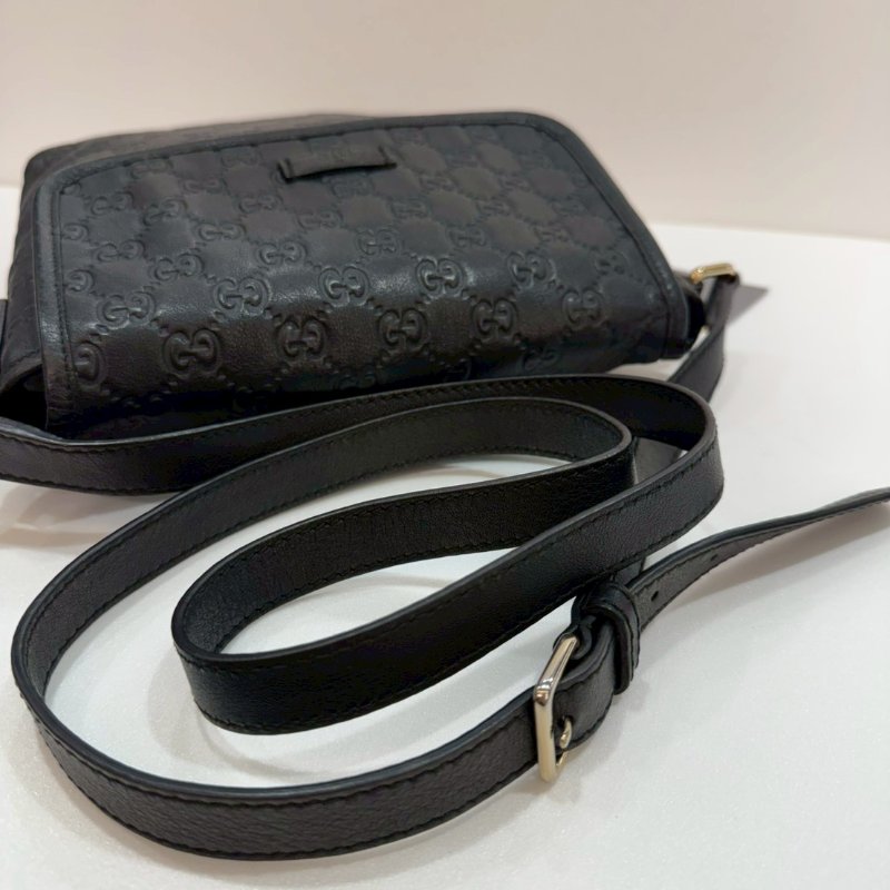 GUCCI 全皮壓紋 斜背包/側背包 87成新-6