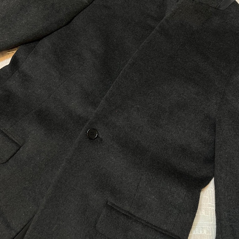 ALLSAINTS HARGROVE男款灰色羊毛大衣38-8
