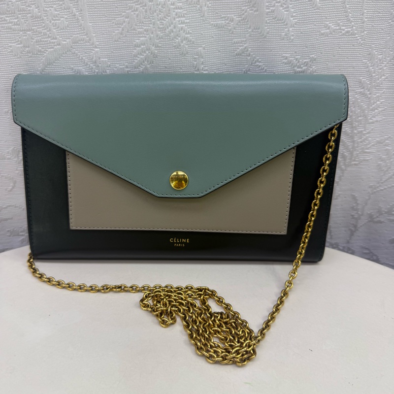 Celine Chain Shoulder Bag金扣鏈帶肩背包-15
