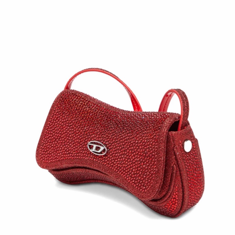 Diesel 女士 Play-Mini 水晶亮片斜挎包均碼碼21cm*6.5cm*11cm-3