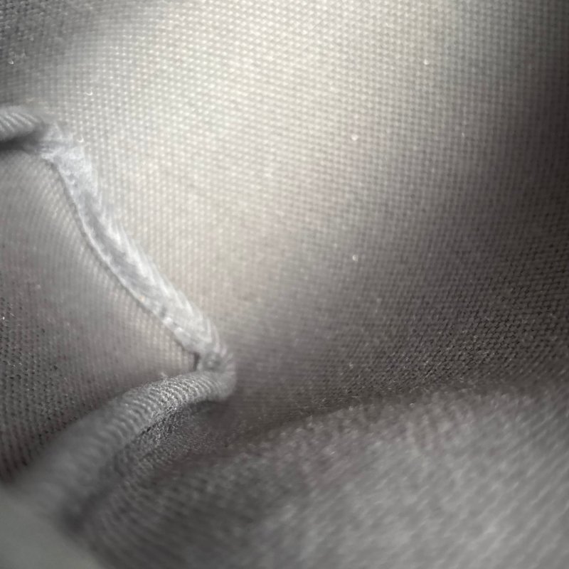 ::HERMES:: 愛馬仕 W刻MINI HERBAG 石板灰皮革 帆布銀釦斜背包-8