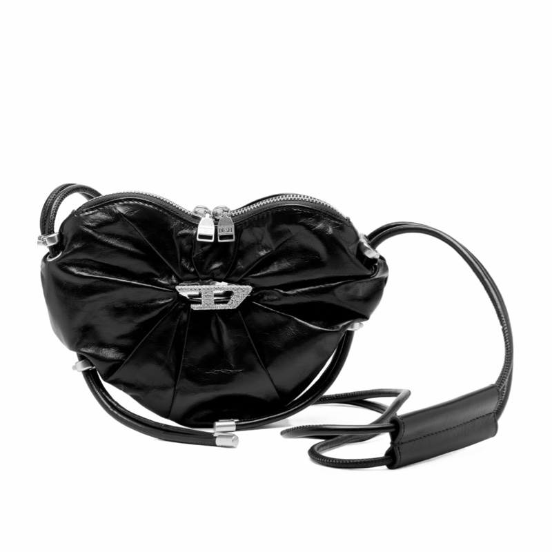 Diesel 女士 Scrunch-D 心形單肩包均碼碼25cm*7cm*20cm-0