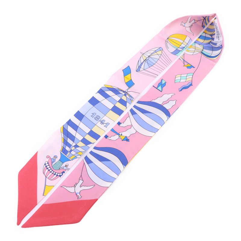 HERMES 絲質Twilly絲巾-2