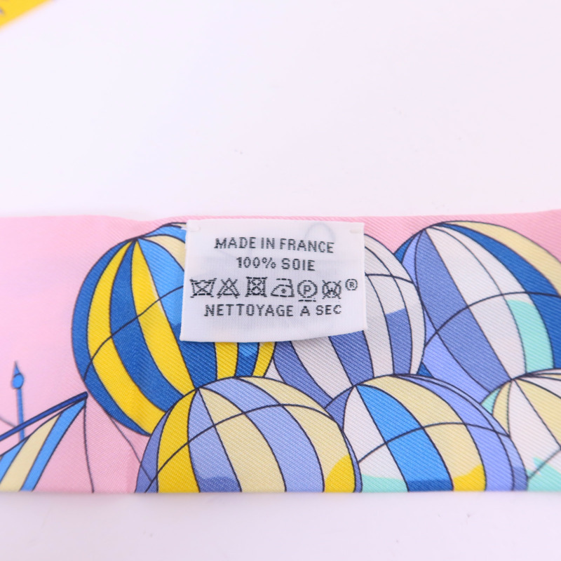 HERMES 絲質Twilly絲巾-6