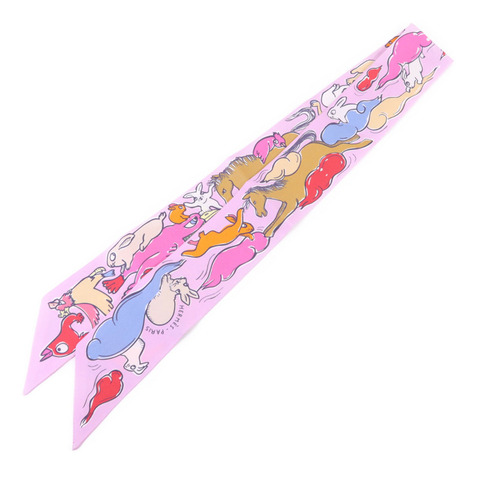 HERMES 絲質Twilly絲巾