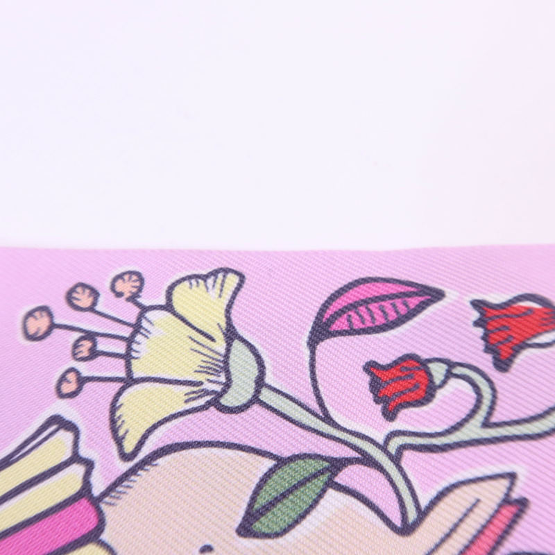 HERMES 絲質Twilly絲巾-8