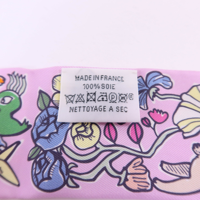 HERMES 絲質Twilly絲巾-6