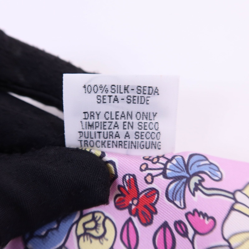 HERMES 絲質Twilly絲巾-7