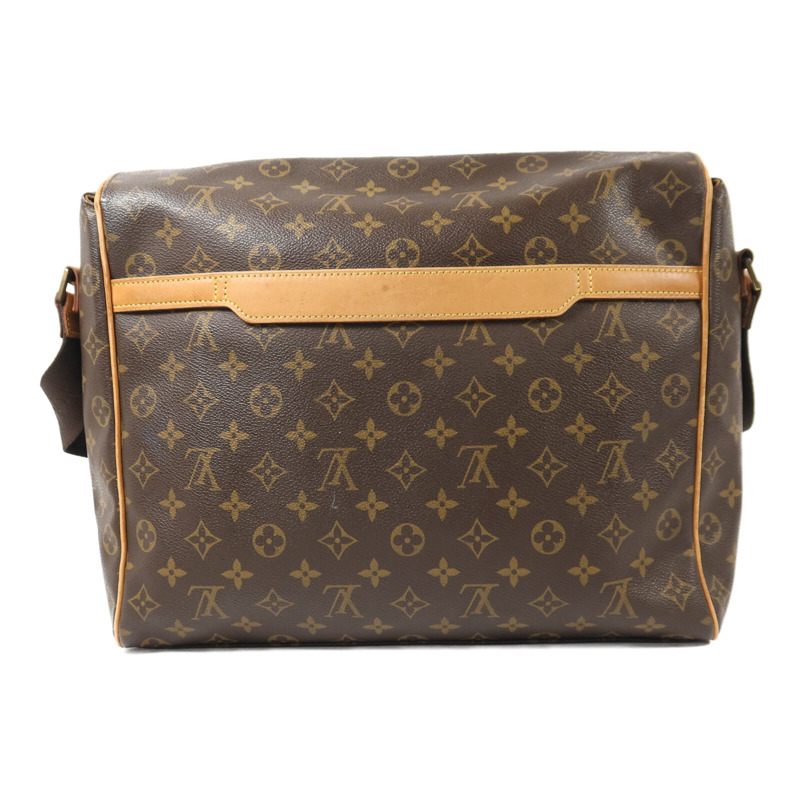 LOUIS VUITTON Monogram Abbesses金扣肩背袋棕色-1