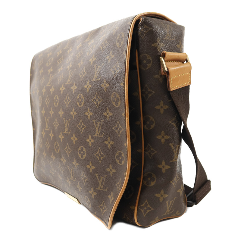 LOUIS VUITTON Monogram Abbesses金扣肩背袋棕色-2