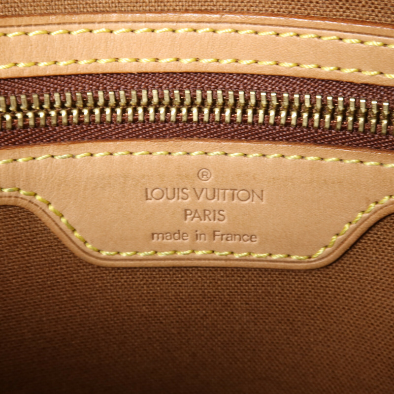 LOUIS VUITTON Monogram Abbesses金扣肩背袋棕色-5
