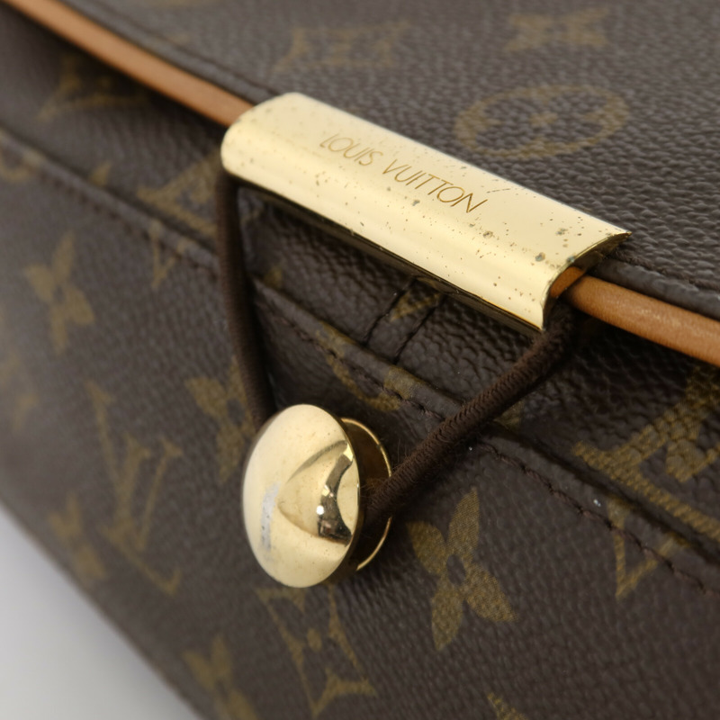 LOUIS VUITTON Monogram Abbesses金扣肩背袋棕色-13