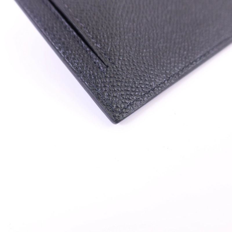 HERMES Epsom皮革Kelly Pocket Compact Wallet銀扣錢包-11