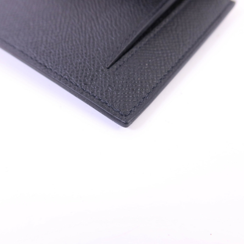 HERMES Epsom皮革Kelly Pocket Compact Wallet銀扣錢包-12