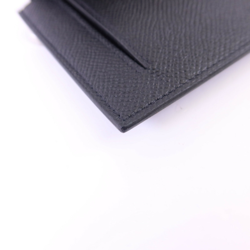HERMES Epsom皮革Kelly Pocket Compact Wallet銀扣錢包-13
