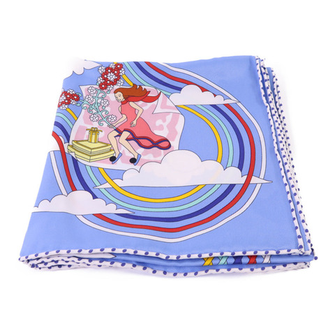HERMES 絲質Scarf 65x65絲巾