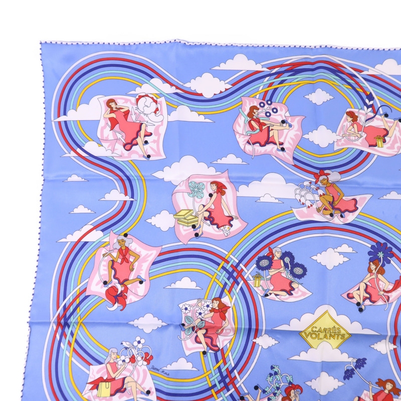 HERMES 絲質Scarf 65x65絲巾-1
