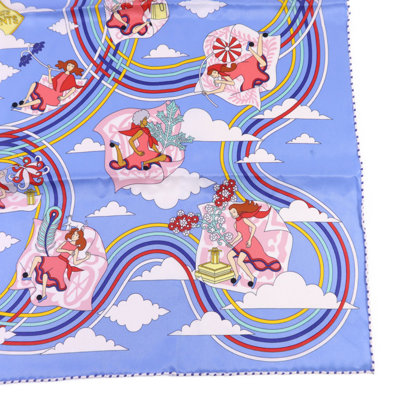 HERMES 絲質Scarf 65x65絲巾-3