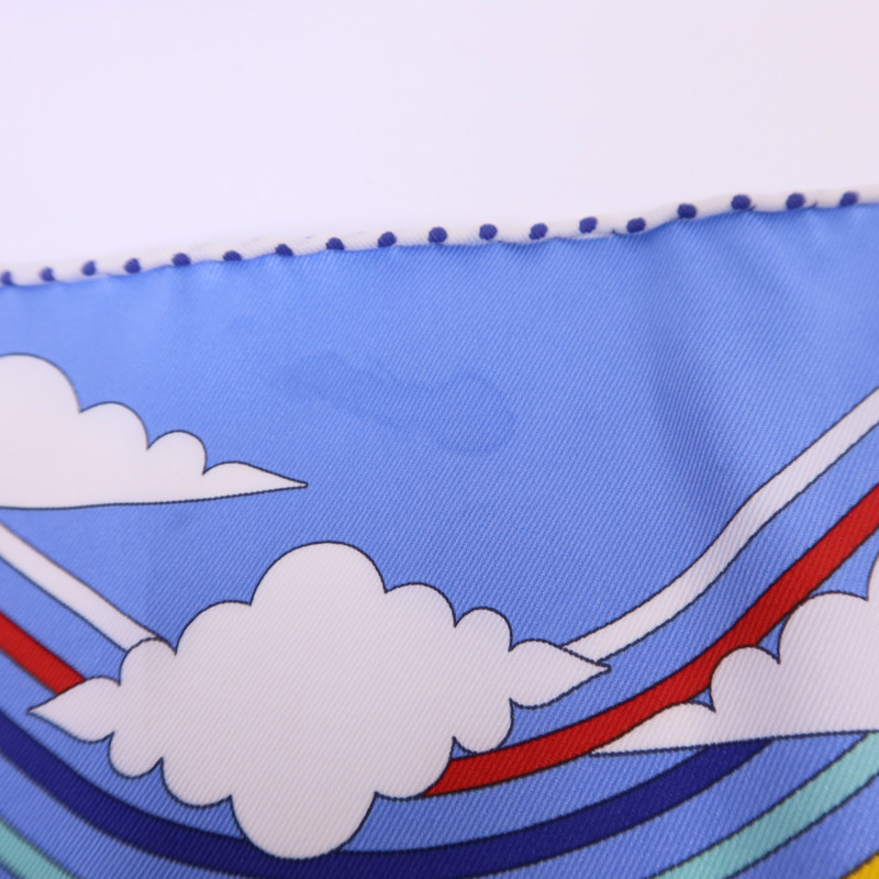 HERMES 絲質Scarf 65x65絲巾-9