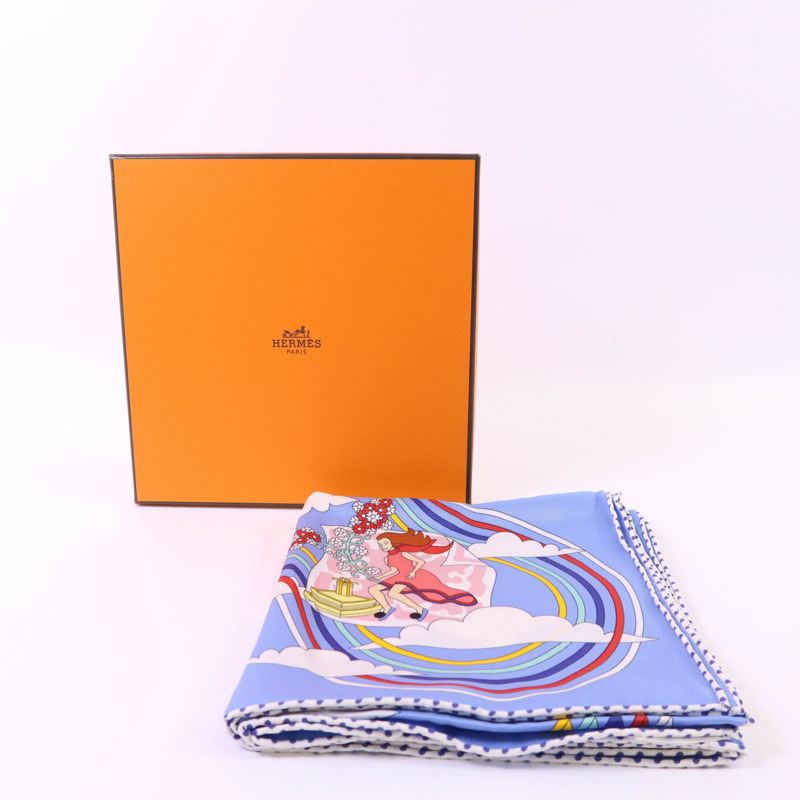 HERMES 絲質Scarf 65x65絲巾-15