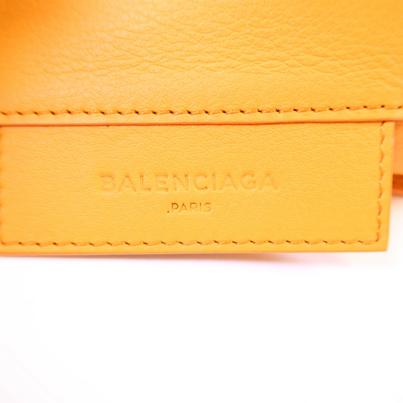 BALENCIAGA 牛皮皮革Clutch Bag銀扣手拿包-5