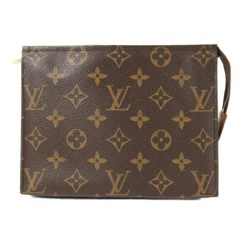 LOUIS VUITTON Monogram Toiletry Pouch 19金扣手拿包-1