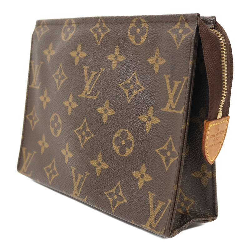LOUIS VUITTON Monogram Toiletry Pouch 19金扣手拿包-2