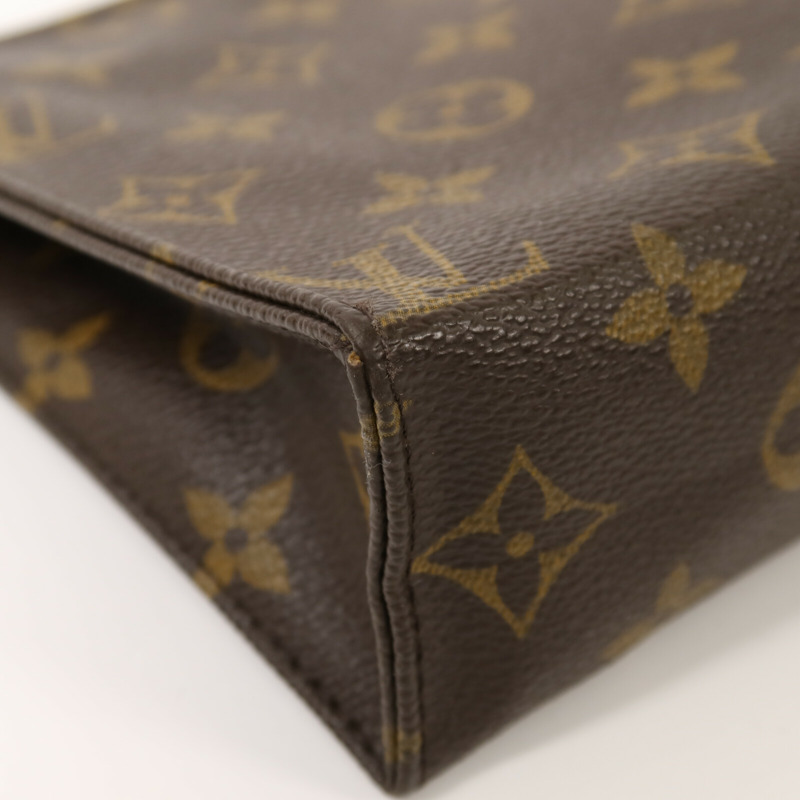 LOUIS VUITTON Monogram Toiletry Pouch 19金扣手拿包-8