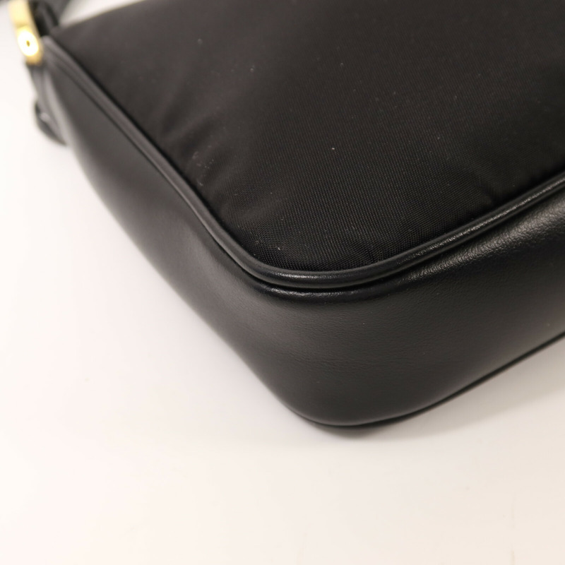 PRADA 尼龍Shoulder Bag金扣肩背袋-13