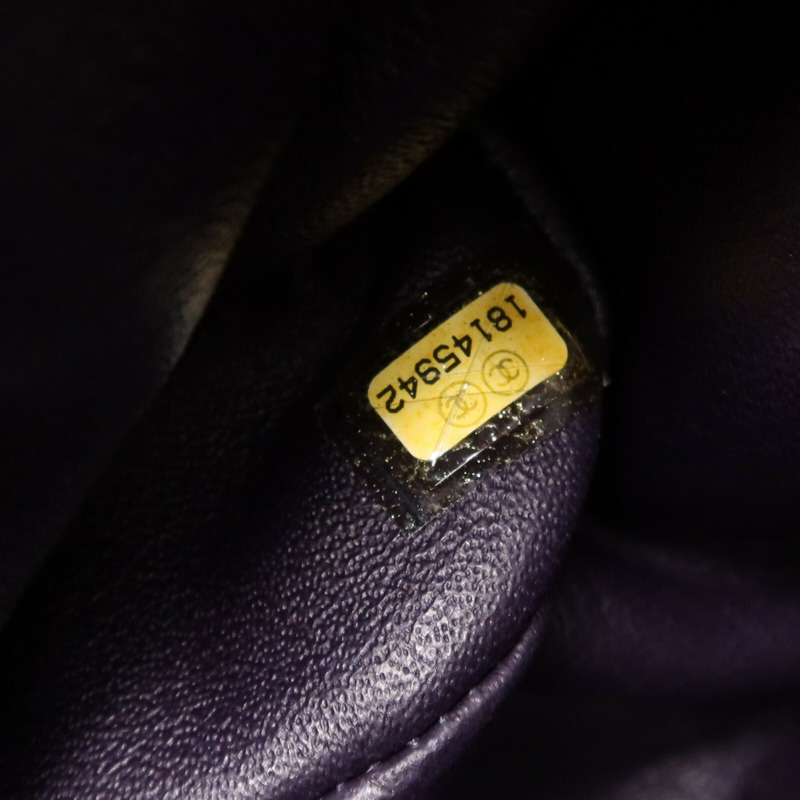 CHANEL 羊皮皮革Chanel 2.55 Large銀扣鏈帶肩背袋-7