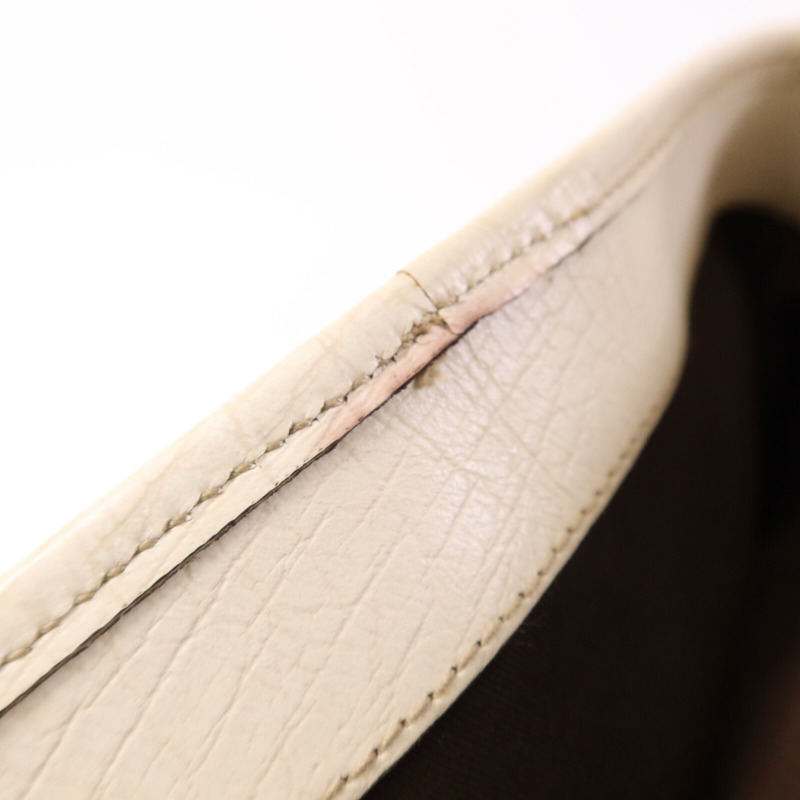 GUCCI 塗層帆布Tote Bag銀扣手挽袋-14