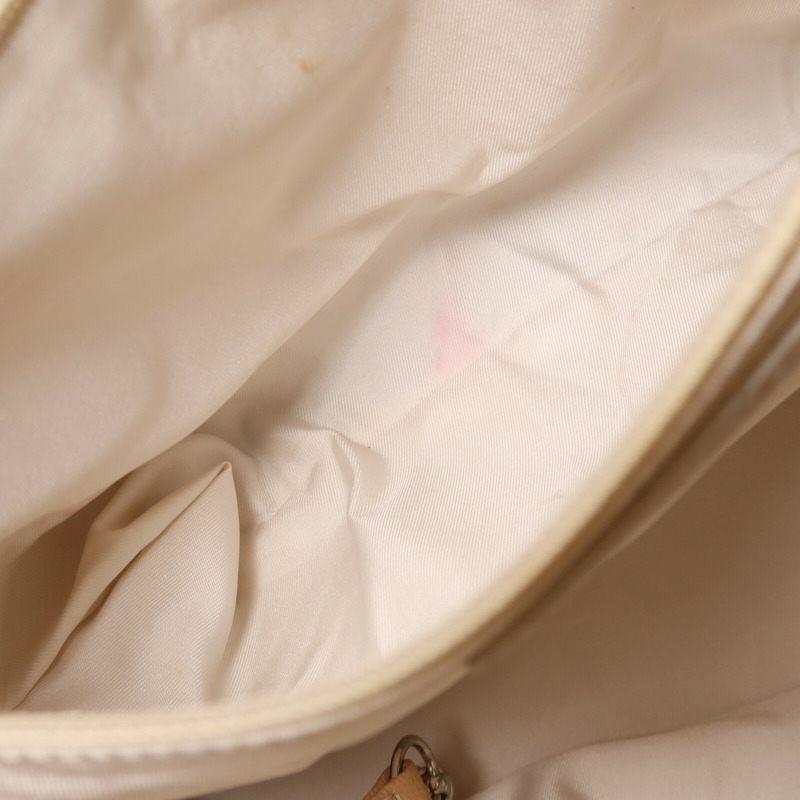 CHANEL 塗層帆布/尼龍Hand Bag銀扣手挽袋-12