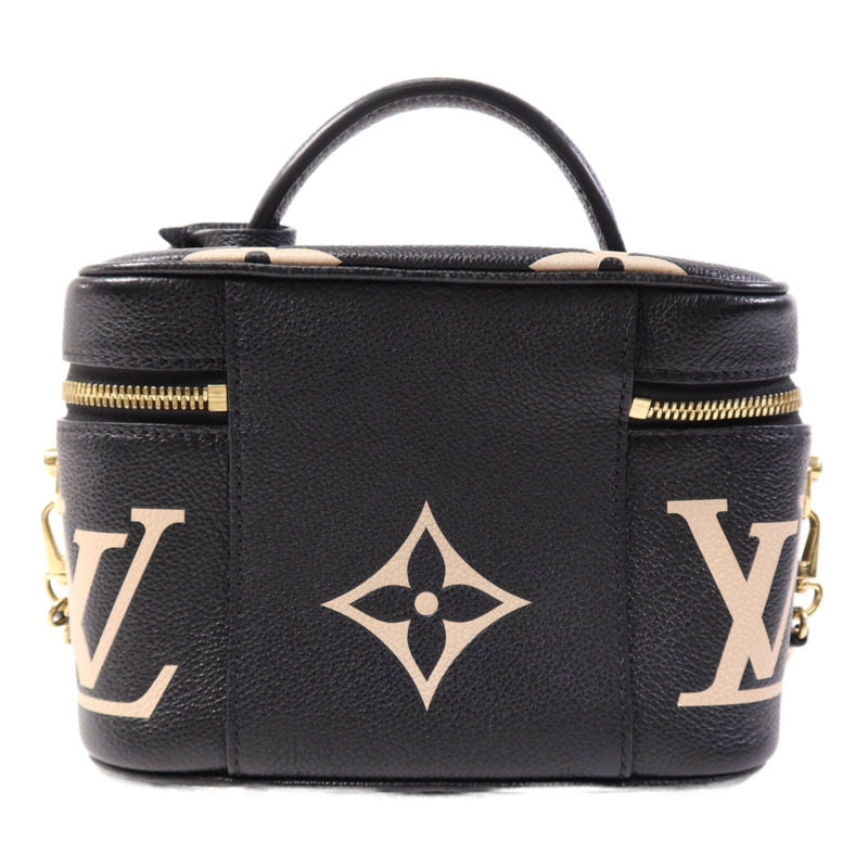 LOUIS VUITTON Monogram Empreinte Vanity PM金扣鏈帶手挽肩背兩用袋-1