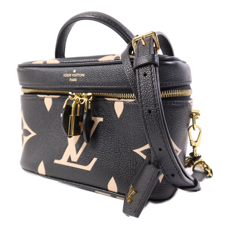 LOUIS VUITTON Monogram Empreinte Vanity PM金扣鏈帶手挽肩背兩用袋-2