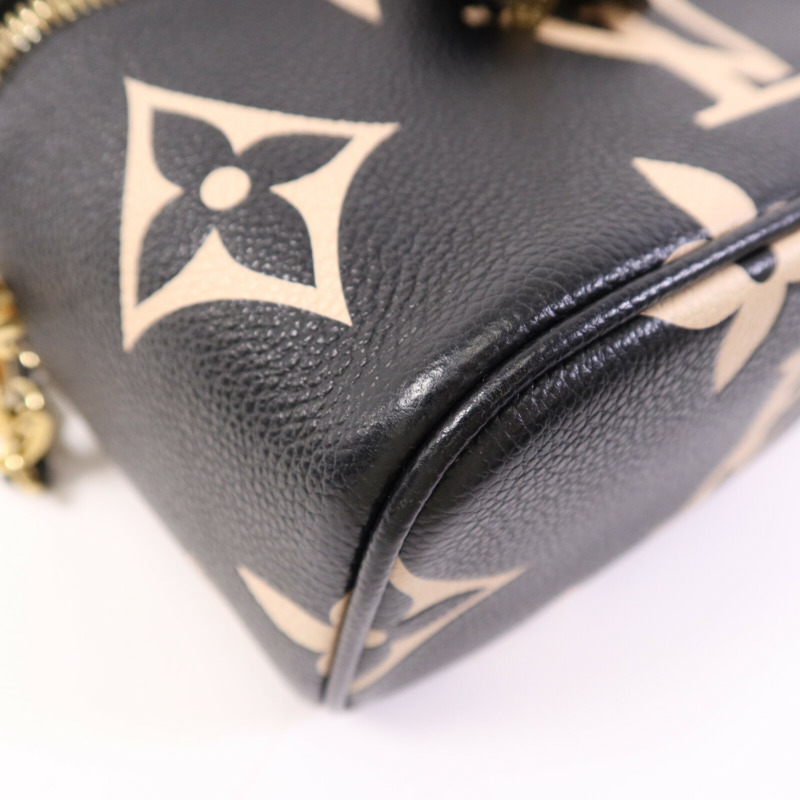 LOUIS VUITTON Monogram Empreinte Vanity PM金扣鏈帶手挽肩背兩用袋-11