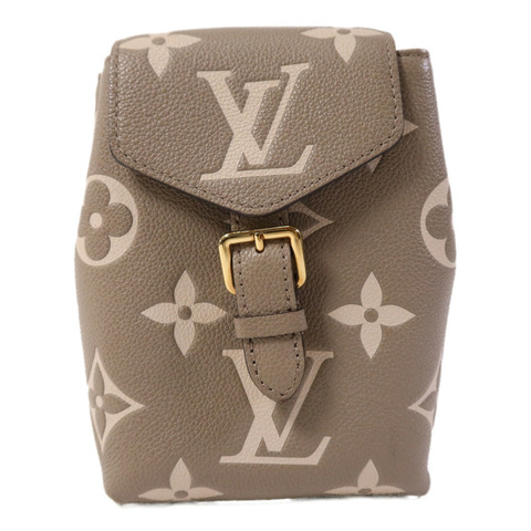 LOUIS VUITTON Monogram Empreinte Tiny金扣背包