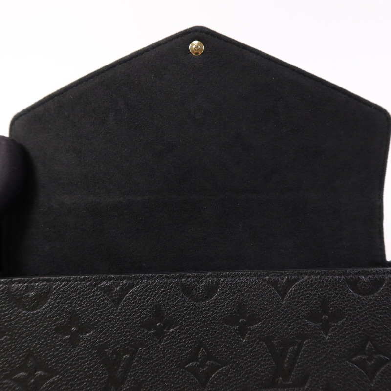 LOUIS VUITTON Monogram Empreinte Felicie Pochette 金扣鏈帶肩背袋-13