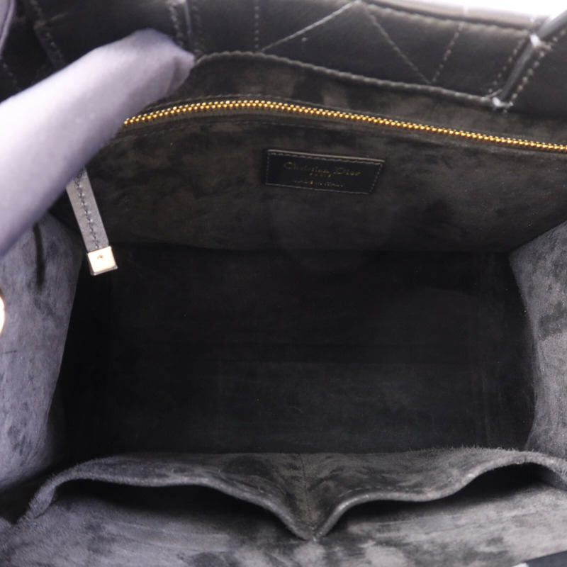 Dior 牛皮皮革Book Tote Small金扣手挽肩背兩用袋-4