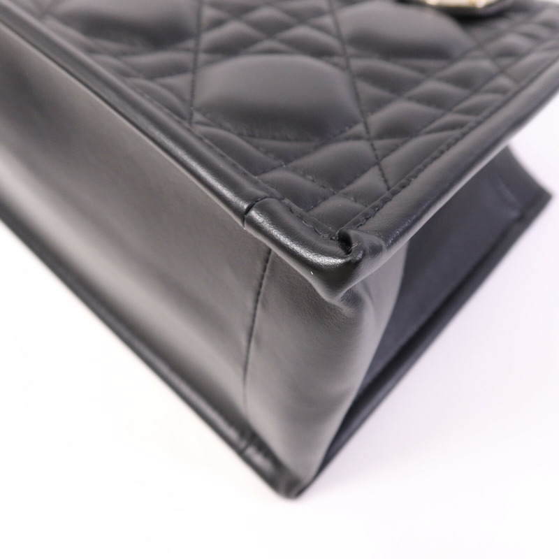 Dior 牛皮皮革Book Tote Small金扣手挽肩背兩用袋-10