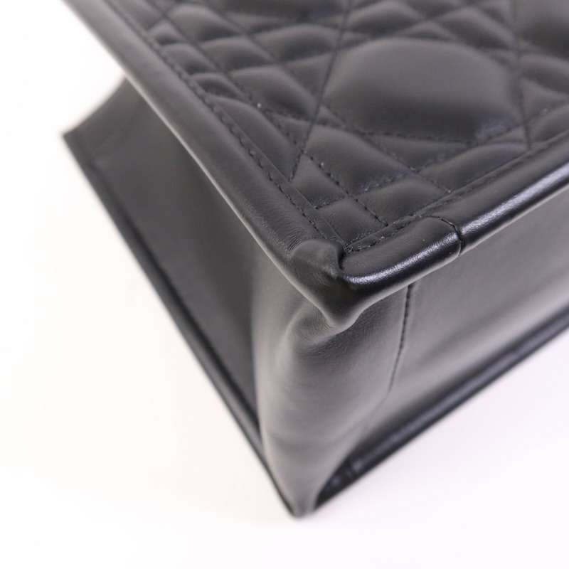 Dior 牛皮皮革Book Tote Small金扣手挽肩背兩用袋-11