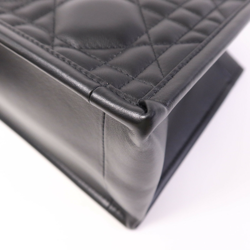 Dior 牛皮皮革Book Tote Small金扣手挽肩背兩用袋-12