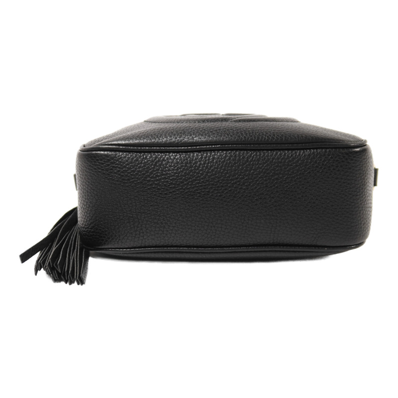 GUCCI 牛皮皮革Soho Disco金扣肩背袋-3