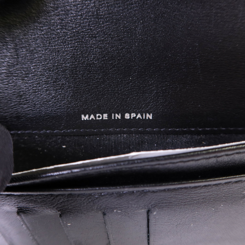 CHANEL 牛皮皮革Long Bifold Wallet銀扣長錢包-7