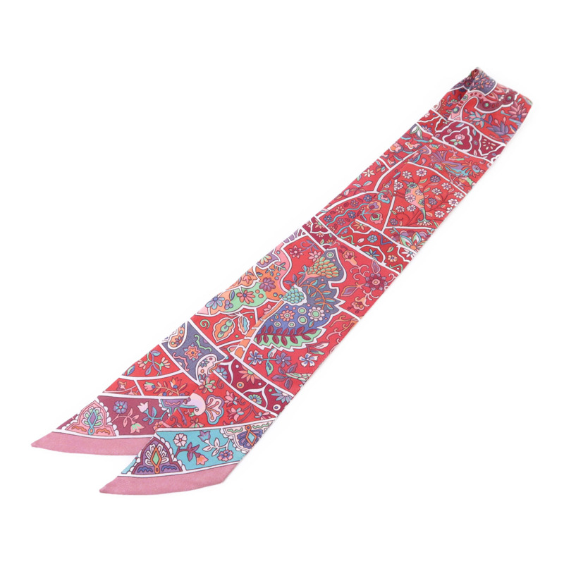 HERMES 絲質Twilly絲巾-1