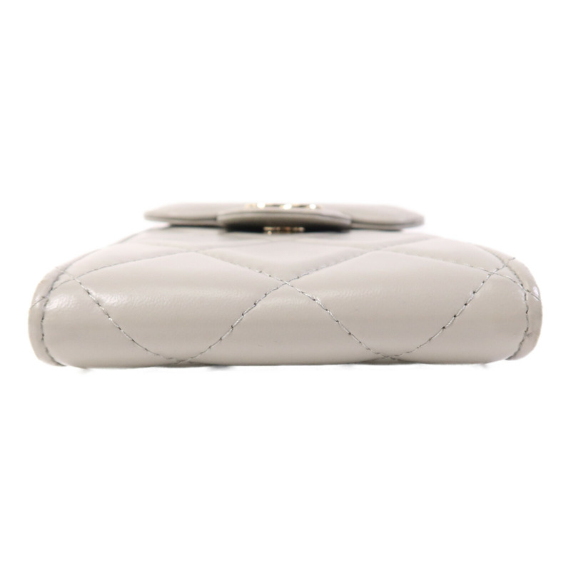 CHANEL 羊皮皮革Chain Shoulder Bag金扣鏈帶肩背袋-3